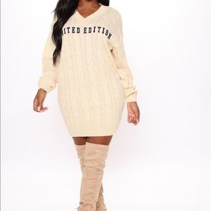Fashion Nova Limited Edition Sweater Dress *NEW*